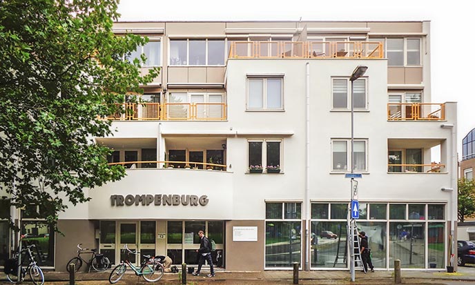 Appartementencomplex Haarlem na gevelrenovatie